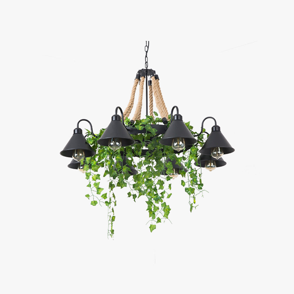 Nest Retro LED Chandelier Restaurant Bar Living Room