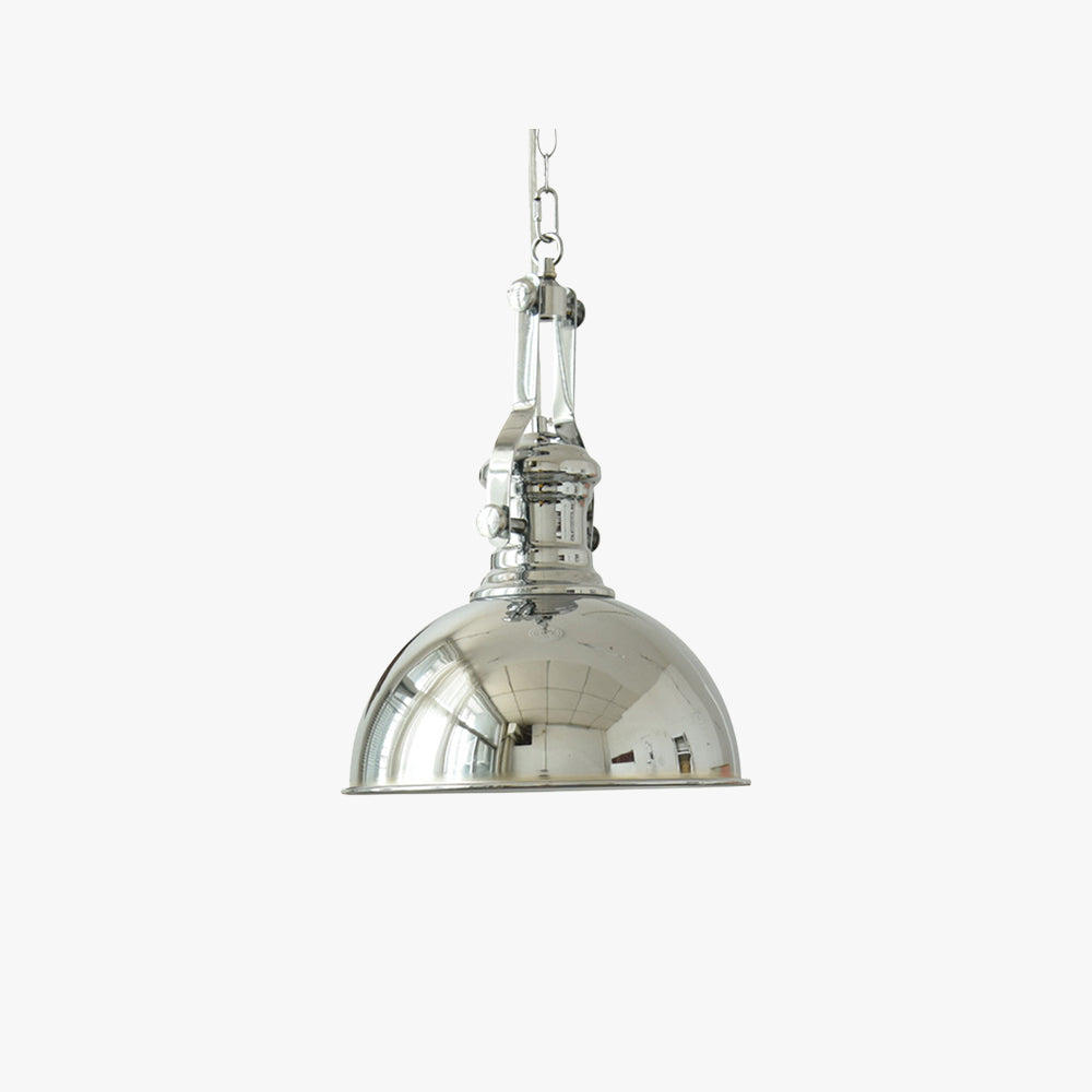 Silva Industrial LED Pendant Light Chrome Living/Bedroom