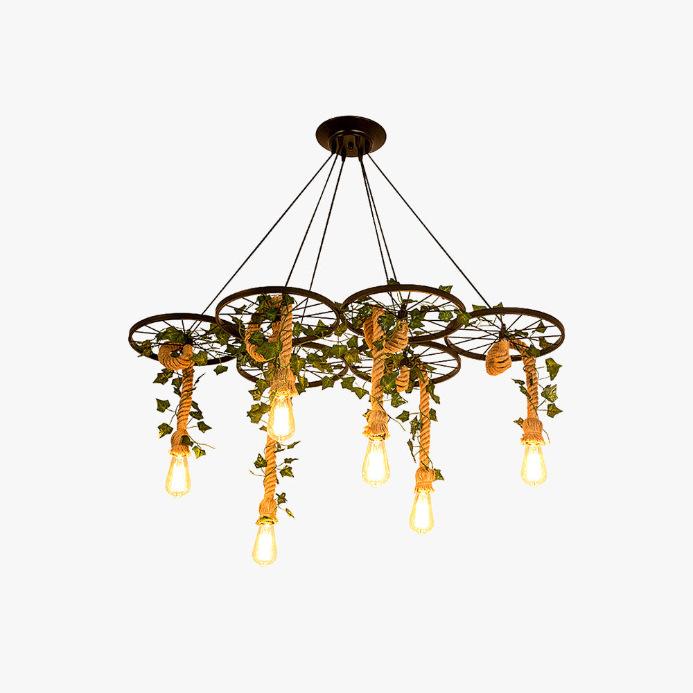 Nest Industrial LED Chandelier Bar Living Room