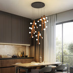 Epoch Nordic LED Chandelier Wood Living Dining Room Bedroom