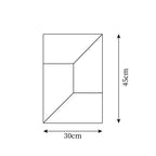 Wall Lamp 3D Geometric Panels Layered Light Art Remote Dimming Modern