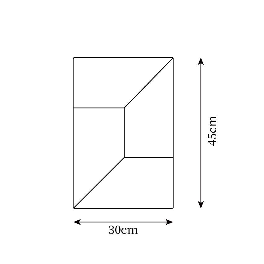 Wall Lamp 3D Geometric Panels Layered Light Art Remote Dimming Modern