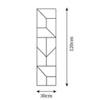 Wall Lamp 3D Geometric Panels Layered Light Art Remote Dimming Modern