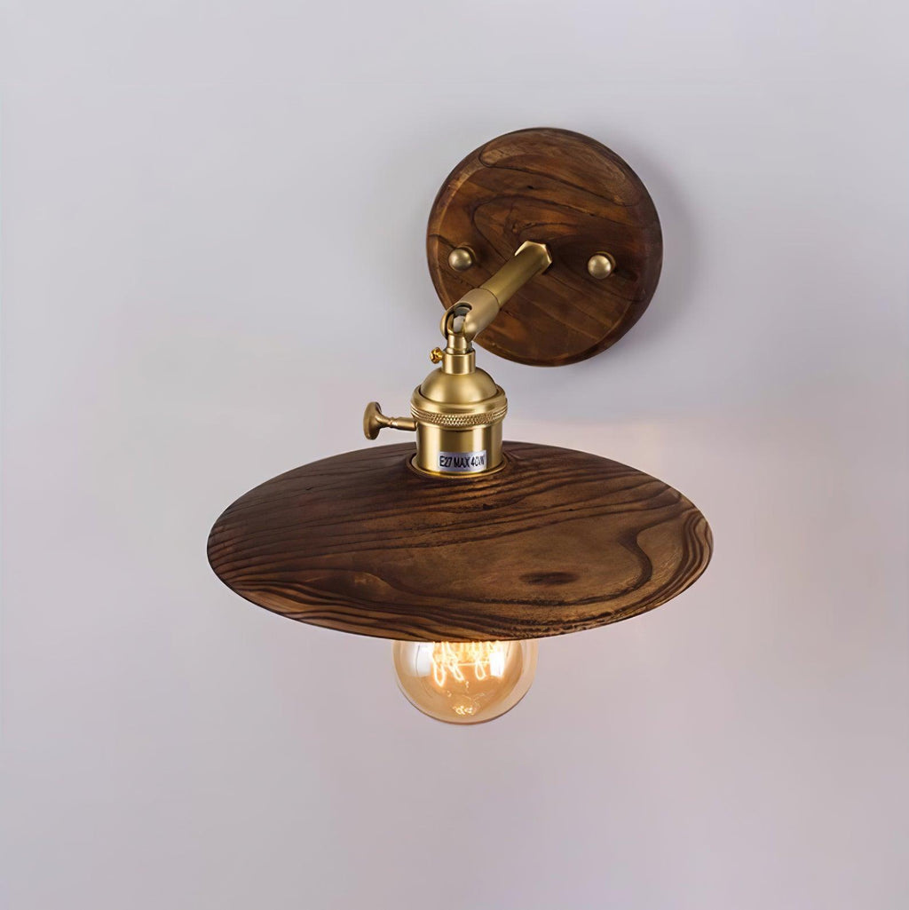 Arloxd Brass Rustic Wall Lamp