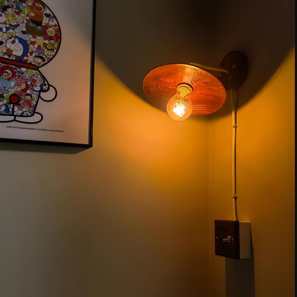 Arloxd Brass Rustic Wall Lamp
