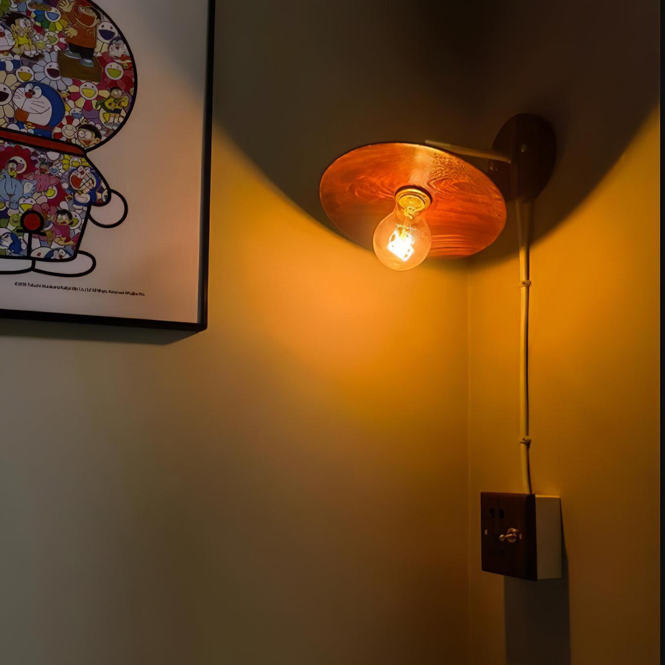 Arloxd Brass Rustic Wall Lamp