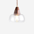 Walnut Glass Pendant Lamp