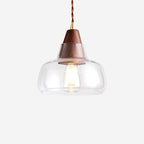 Walnut Glass Pendant Lamp