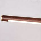 Walnut Color Linear Adjustable Wall Light