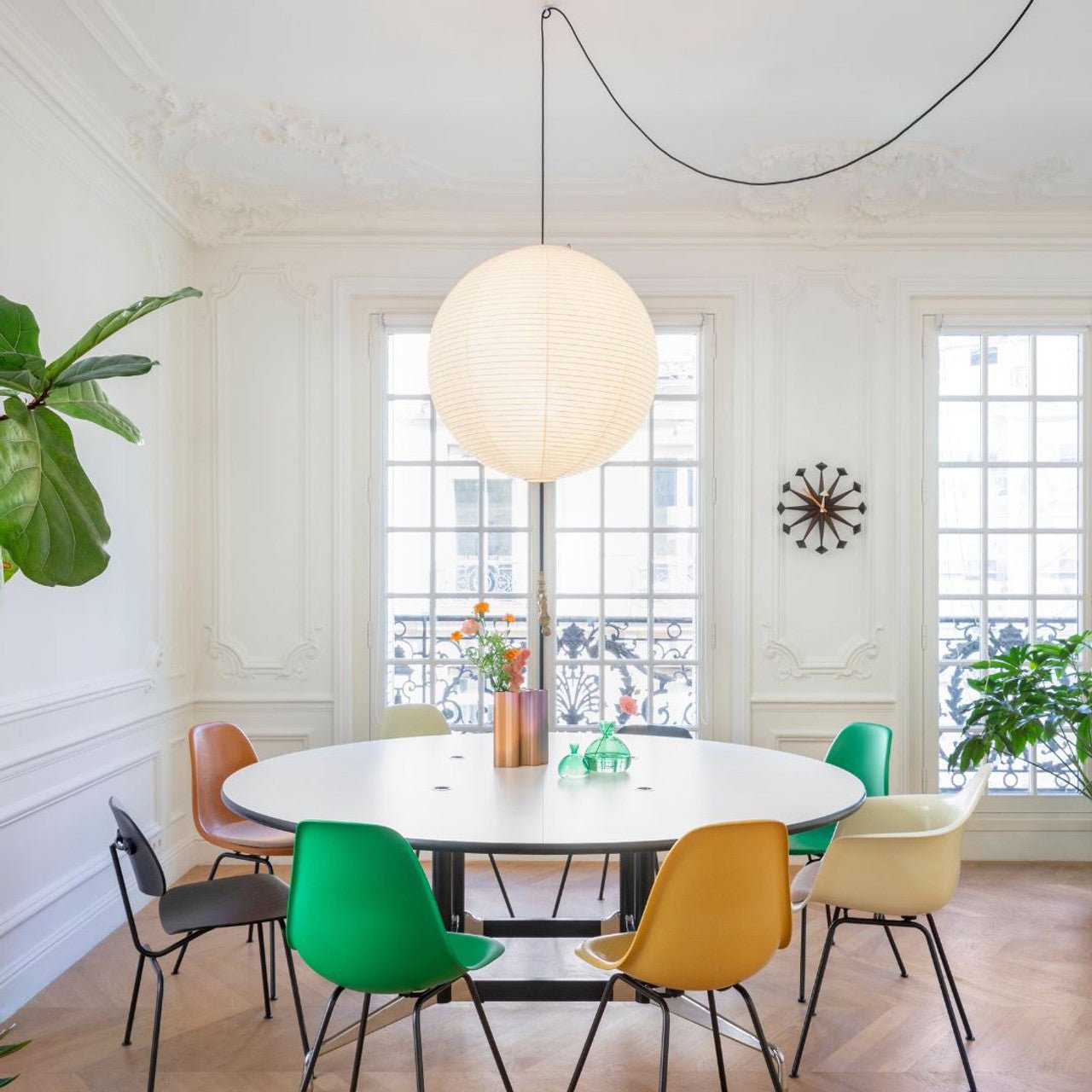 Ritta Pendant Swag Light Paper