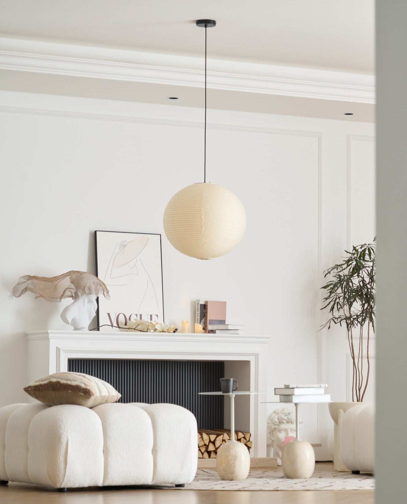 Lustra Pendant Lamp Paper for Living Room