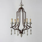 Arsoliel Vintage Luxury Wood Chandelier