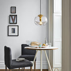 Solara Pendant Lamp Glass Wave Mid Century Vintage