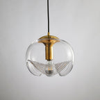 Solara Pendant Lamp Glass Wave Mid Century Vintage