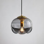 Solara Pendant Lamp Glass Wave Mid Century Vintage