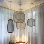 Aero Lightweight Spokes Cage Pendant Light