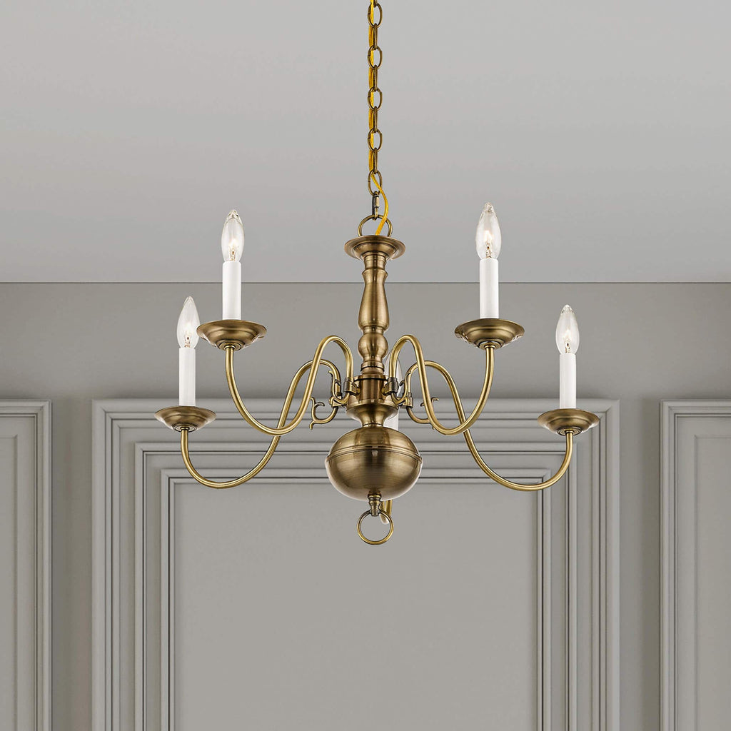 Mydorisra Vintage Industrial Chandelier
