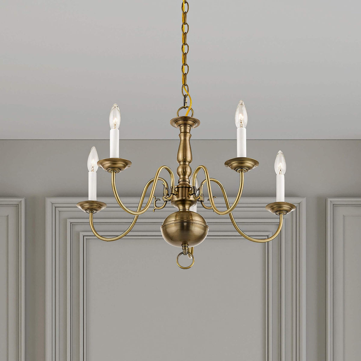 Mydorisra Vintage Industrial Chandelier