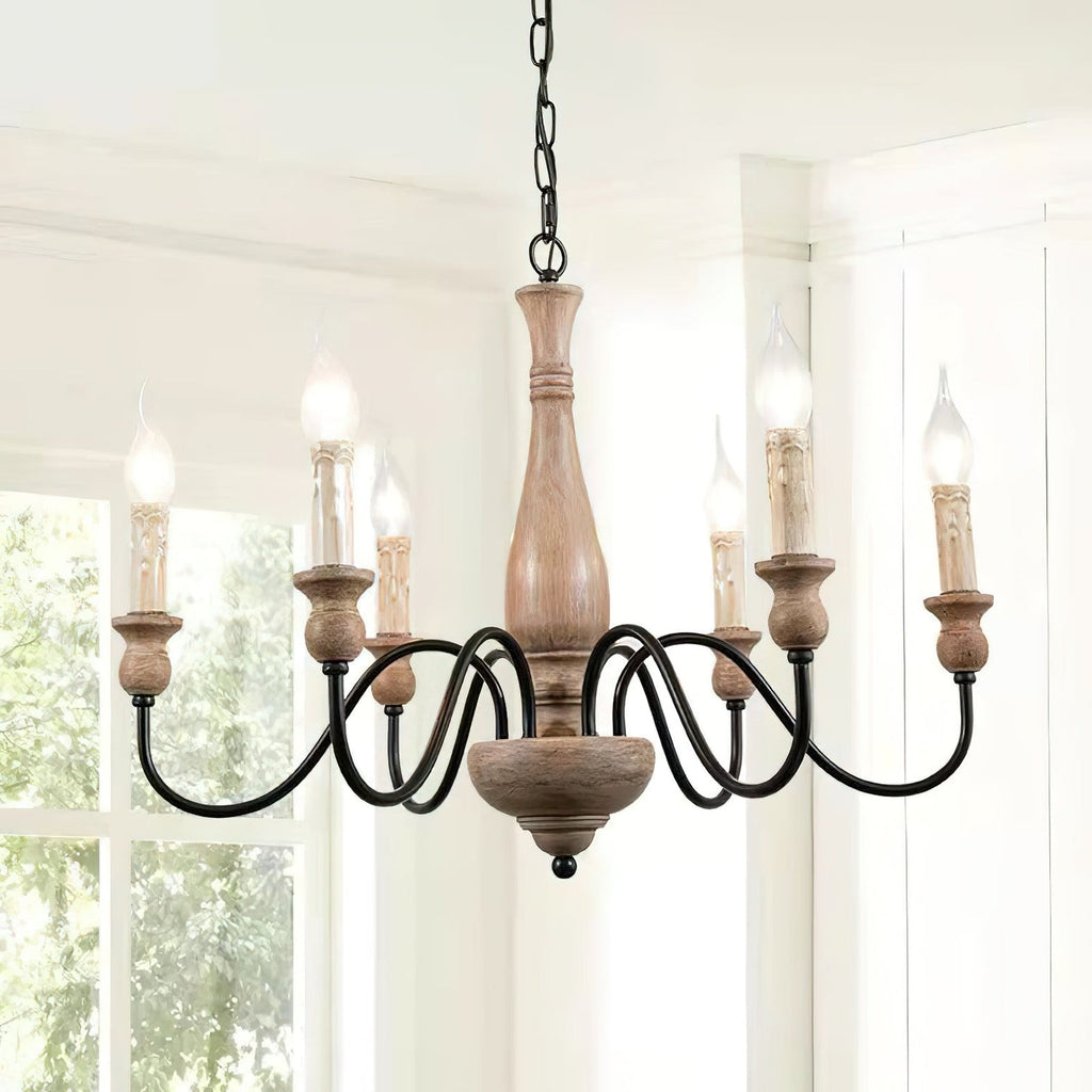 Aurora Chandelier Farmhouse Rustic