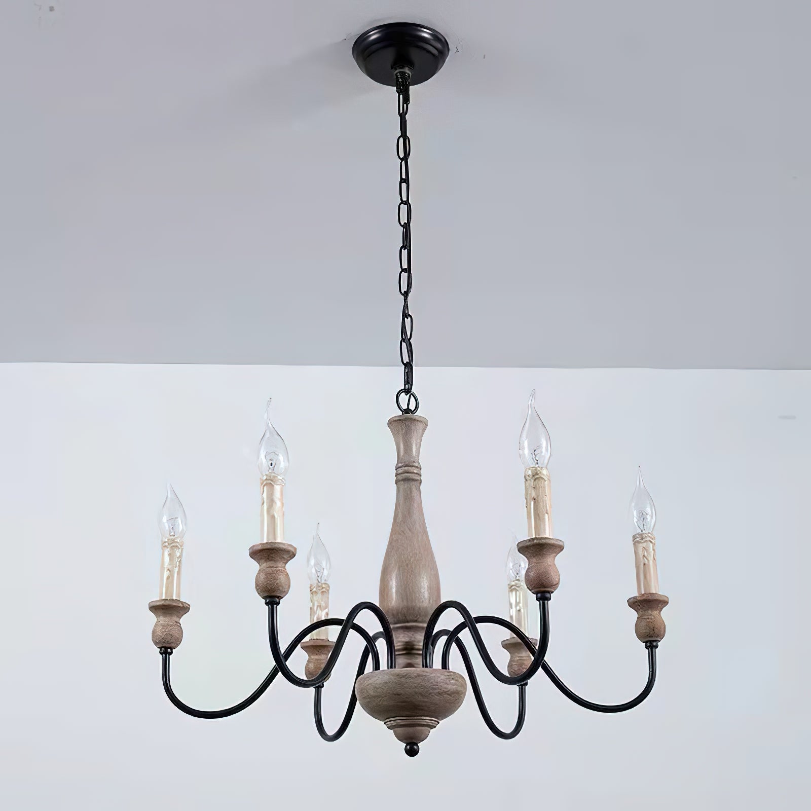 Aurora Chandelier Farmhouse Rustic