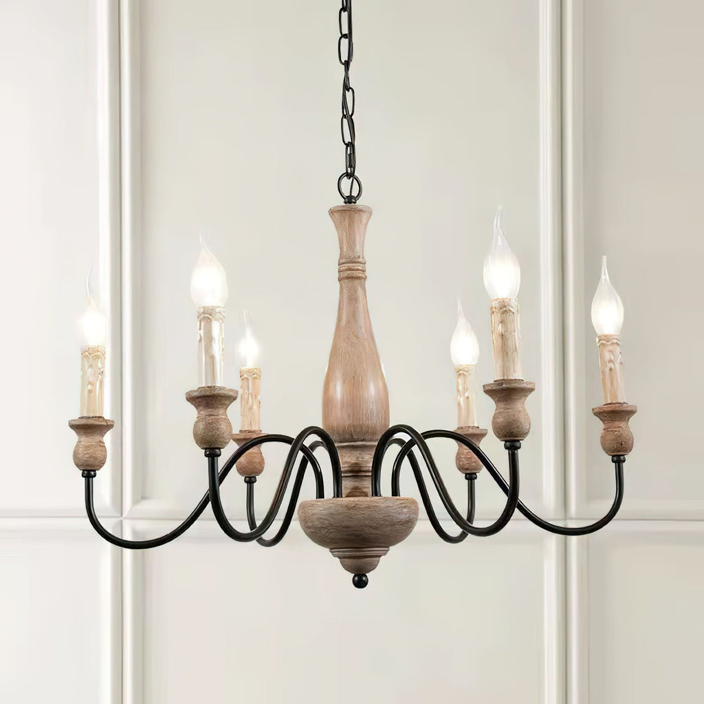 Aurora Chandelier Farmhouse Rustic