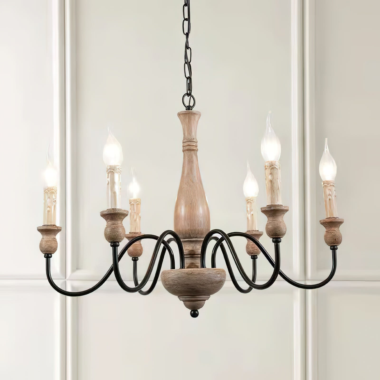 Aurora Chandelier Farmhouse Rustic