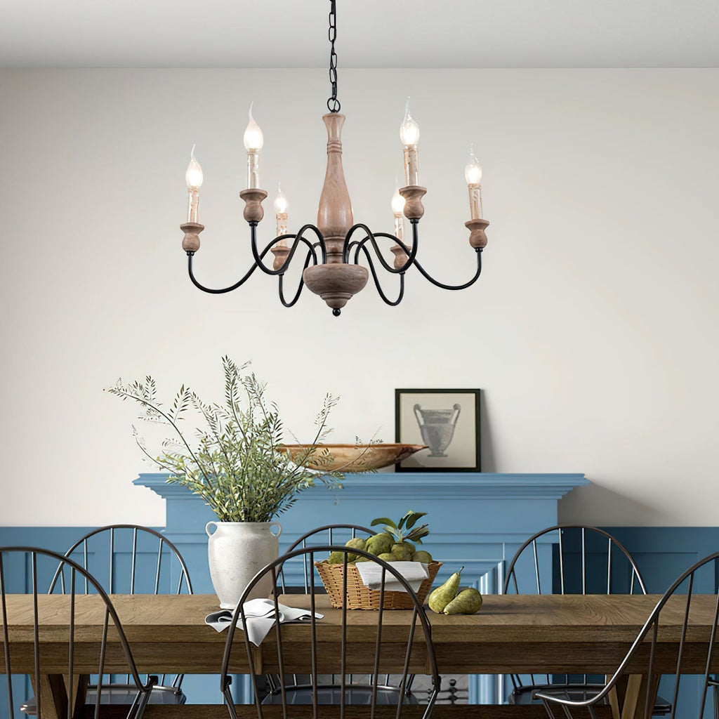 Aurora Chandelier Farmhouse Rustic