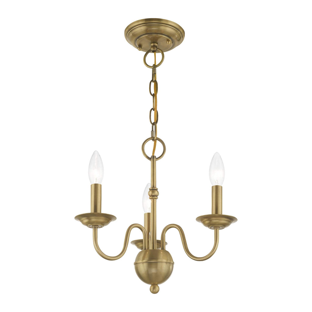 Avvarir Vintage Industrial Brass Chandelier