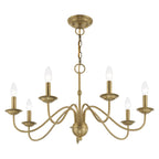 Avvarir Vintage Industrial Brass Chandelier