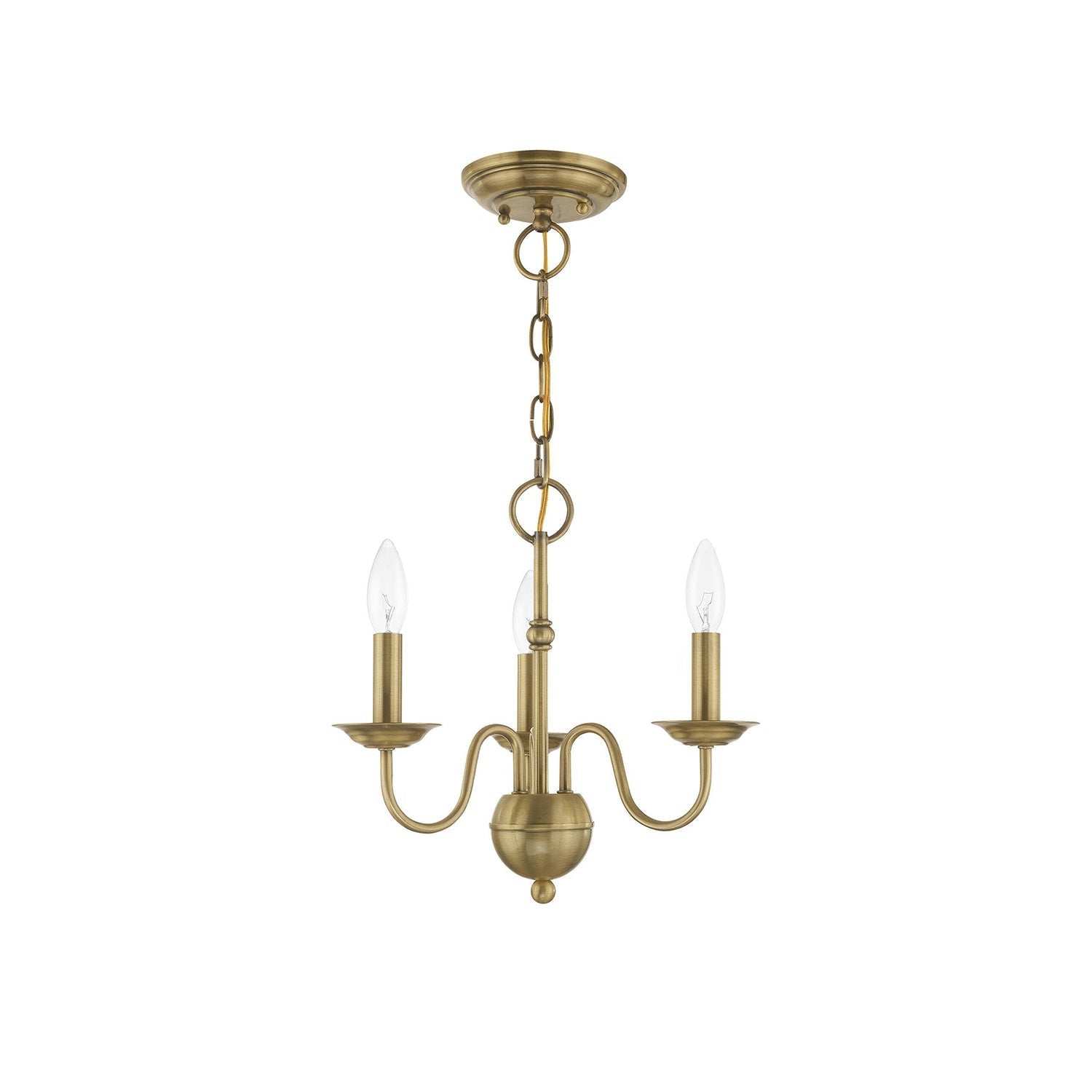 Avvarir Vintage Industrial Brass Chandelier