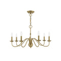Avvarir Vintage Industrial Brass Chandelier