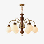 Solara Chandelier Classic Wooden Brass - image 1
