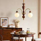 Solara Chandelier Classic Wooden Brass - image 18