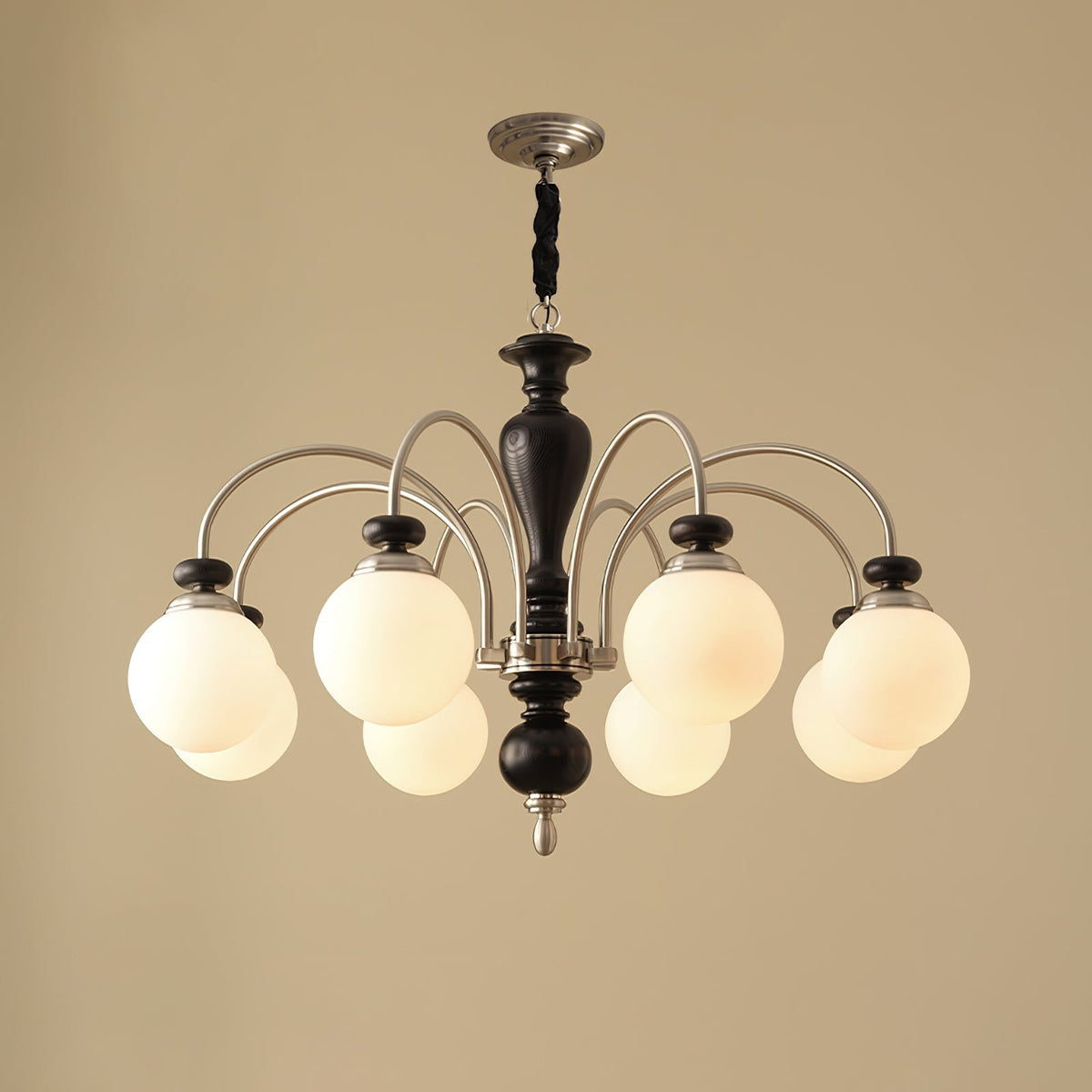 Solara Chandelier Classic Wooden Brass - image 7