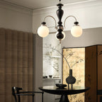 Solara Chandelier Classic Wooden Brass - image 4