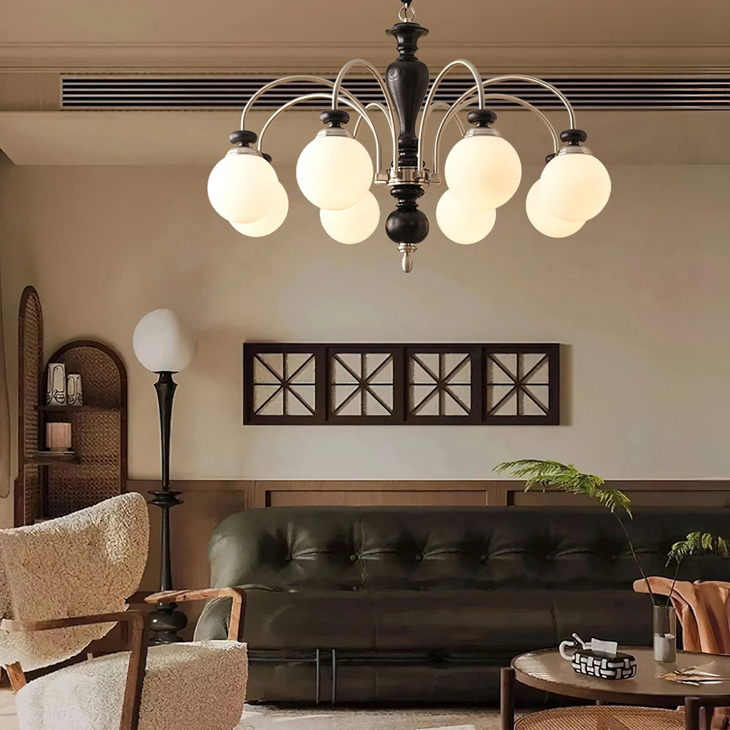 Solara Chandelier Classic Wooden Brass - image 21