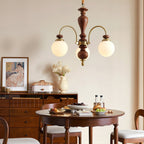 Solara Chandelier Classic Wooden Brass - image 22