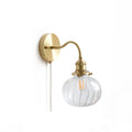 Valentina Vintage Glass Wall Lamp