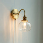Valentina Vintage Glass Wall Lamp