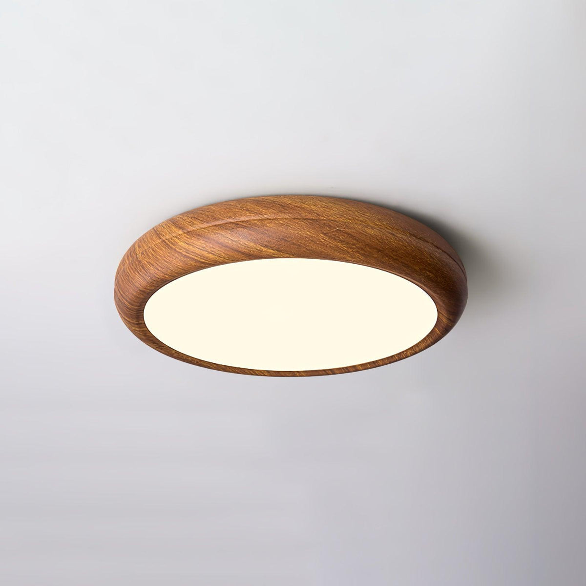 Muto Wood Grain Round Ceiling Light - Letslighting