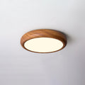 Muto Wood Grain Round Ceiling Light - Letslighting
