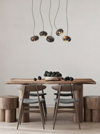 Zasorir Sculptural Marble Cluster Pendant Light