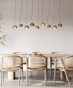 Zasorir Sculptural Marble Cluster Pendant Light
