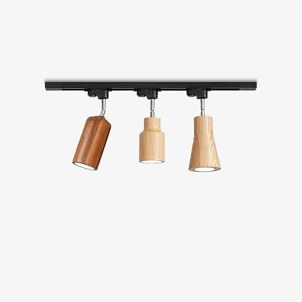 Aim Wood Track Ceiling Light  Spotlight
