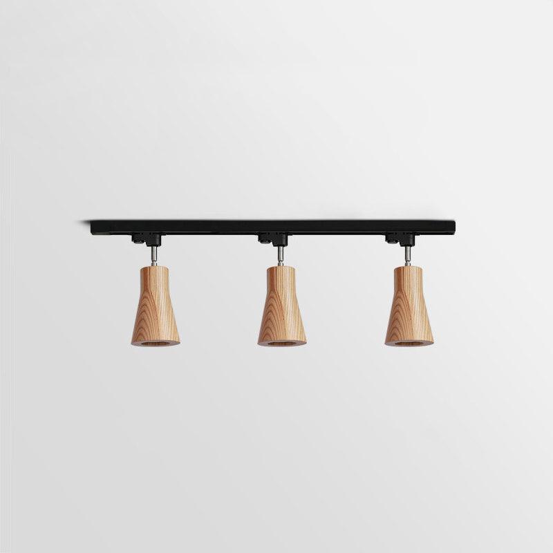 Aim Wood Track Ceiling Light  Spotlight
