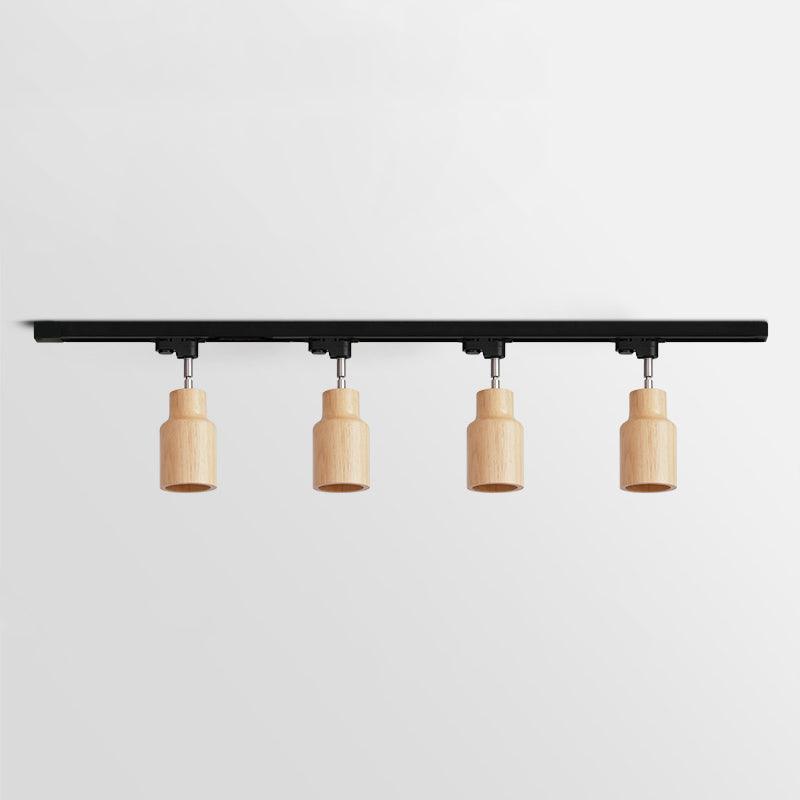 Aim Wood Track Ceiling Light  Spotlight