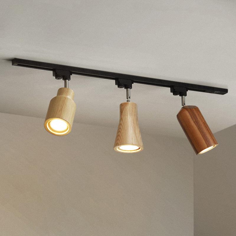 Aim Wood Track Ceiling Light  Spotlight