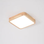 Lustra Ceiling Light Wooden Geometric LED