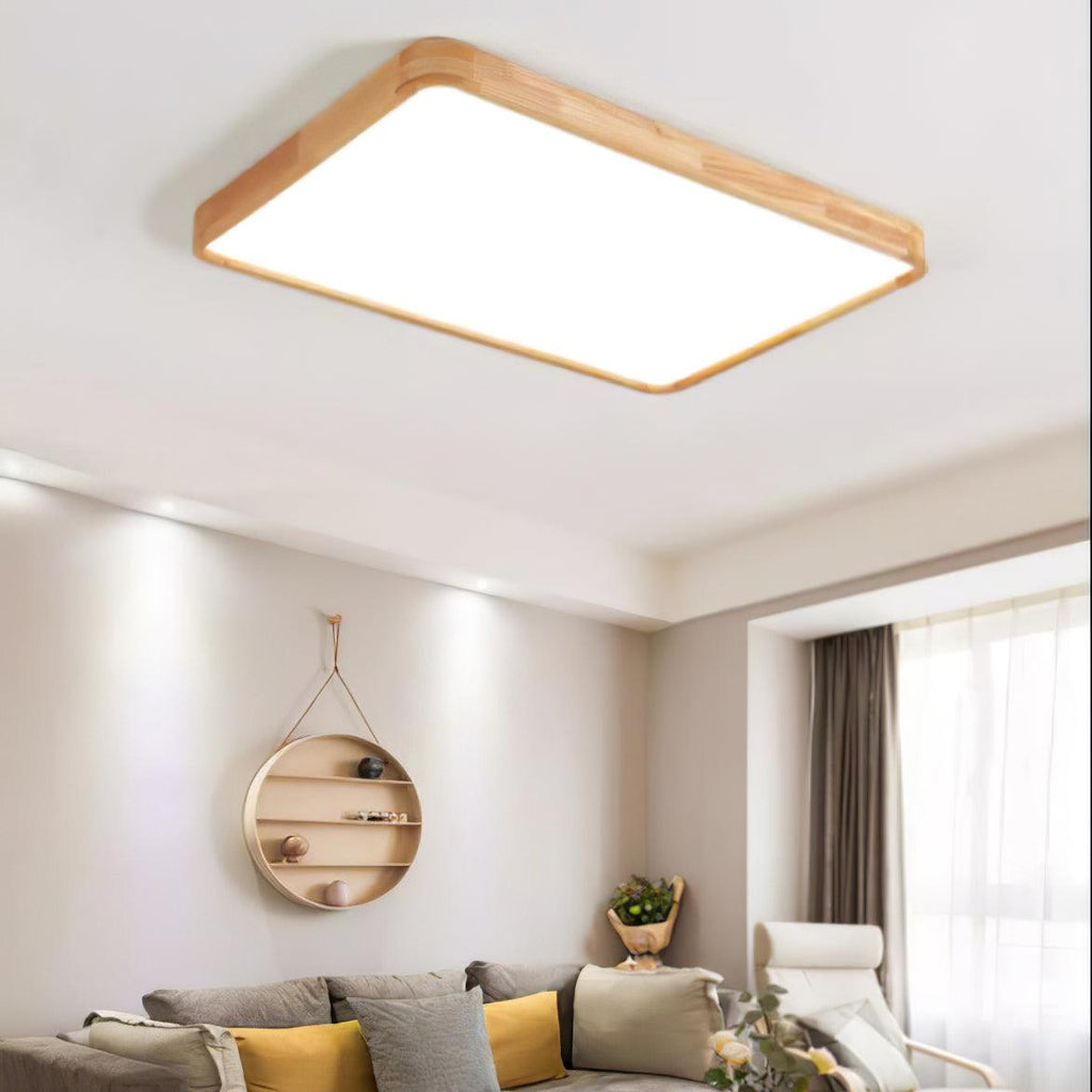 Muto Wooden Geometric Ceiling Light - image 10
