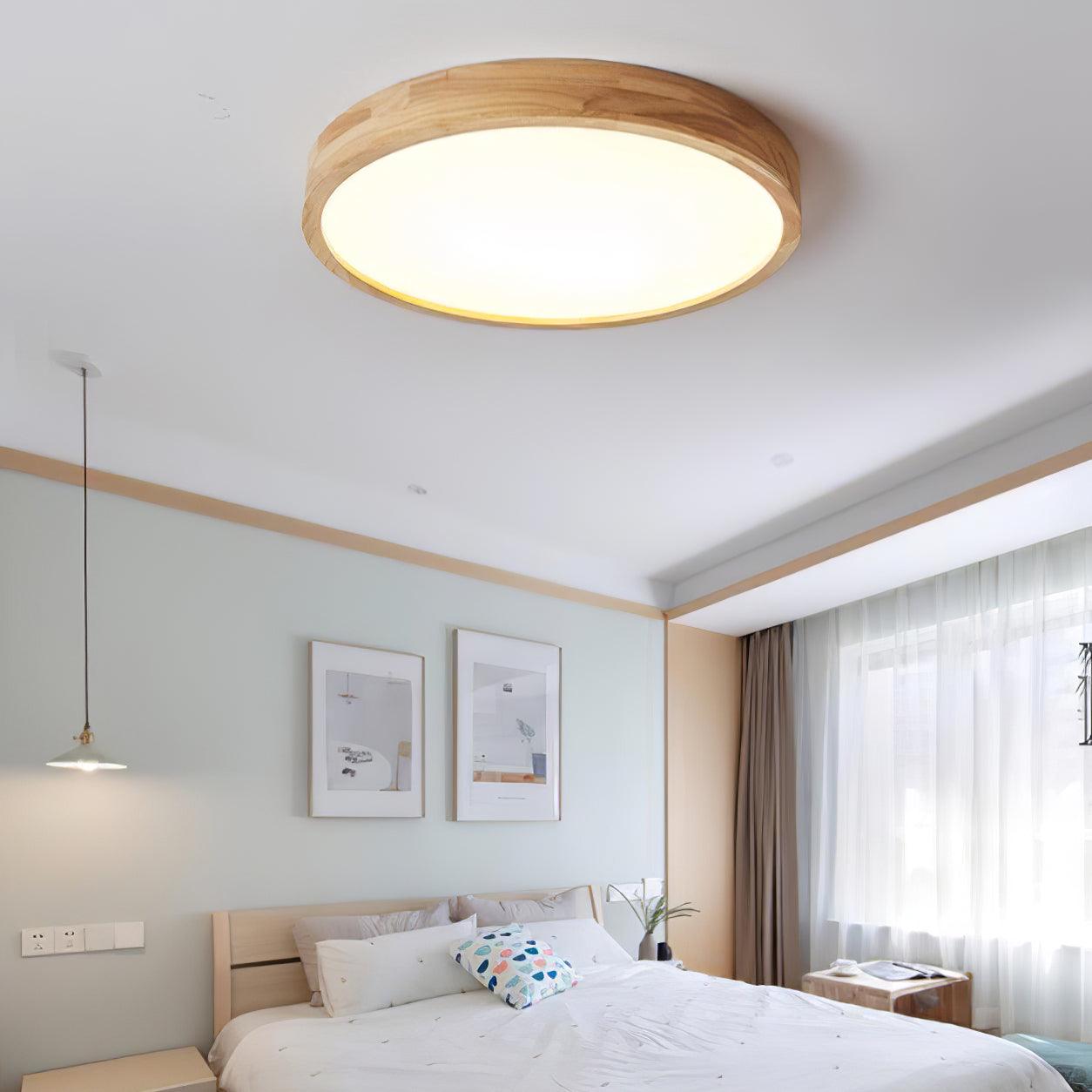 Muto Wooden Geometric Ceiling Light - image 3